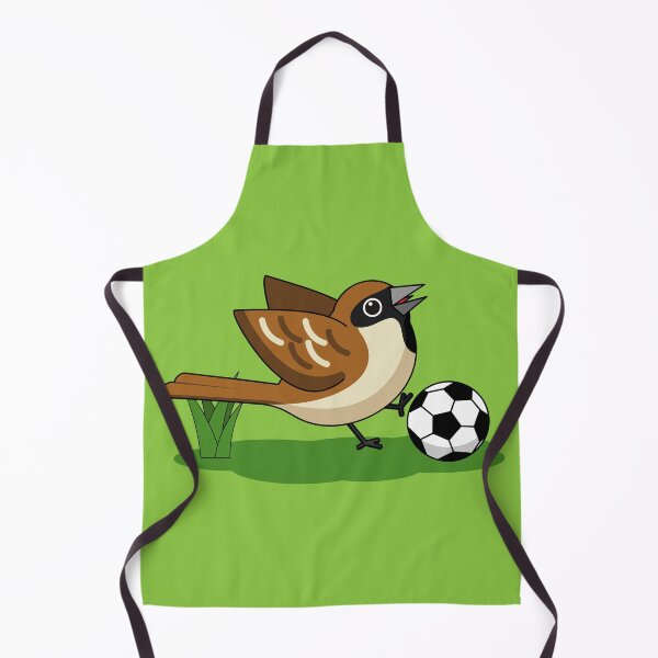 Item preview, Cute Cartoon Sparrow Playing Soccer designed and sold by BirdAtWork.