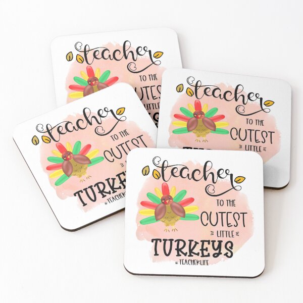 Item preview, Teacher to the Cutest Little Turkeys- Fall Thanksgiving Gifts designed and sold by younghopes.