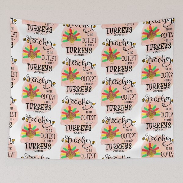 Item preview, Teacher to the Cutest Little Turkeys- Fall Thanksgiving Gifts designed and sold by younghopes.