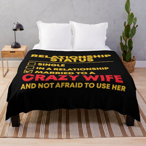 Item preview, Mens Relationship Status Married to a crazy wife designed and sold by mographicdesign.