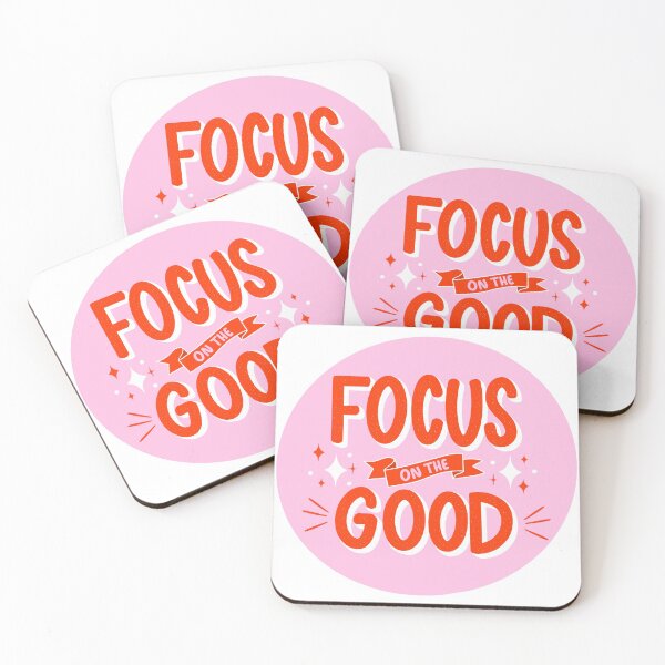Item preview, Focus on the Good Positive Affirmation Quote designed and sold by happyzo.
