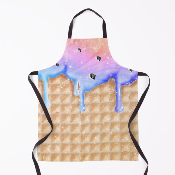 Item preview, Rainbow Melt Ice Cream and Waffle Sweet Yummy Pattern designed and sold by Jolly-Yosei.