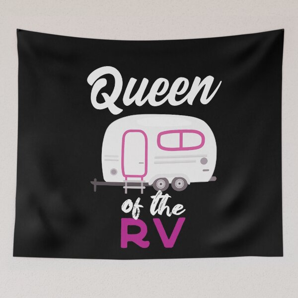Item preview, Queen Of The RV Funny Camper Lover designed and sold by SharpThreadZ.