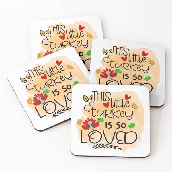 Item preview, This Little Turkey is So Loved - Fall Thanksgiving Gifts designed and sold by younghopes.