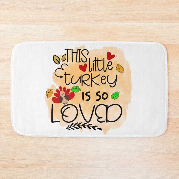 Item preview, This Little Turkey is So Loved - Fall Thanksgiving Gifts designed and sold by younghopes.