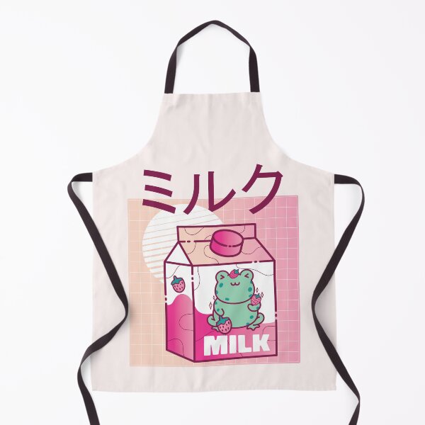 Item preview, Strawberry Milk Kawaii Cute Frog Aesthetic Milk designed and sold by TamGustam.