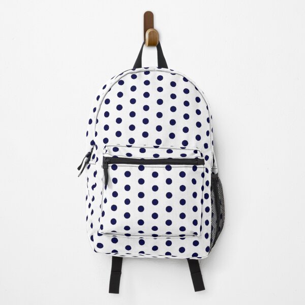 Item preview, BLUE AND WHITE POLKA DOTS PATTERN, Japanese Pattern Wagara, endless pattern,White And Blue,Blues, blue circle designed and sold by bubbley2021.