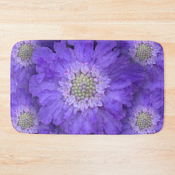 Item preview, Blue Scabious Flower Still Life Floral Photography designed and sold by CottoVerdi.