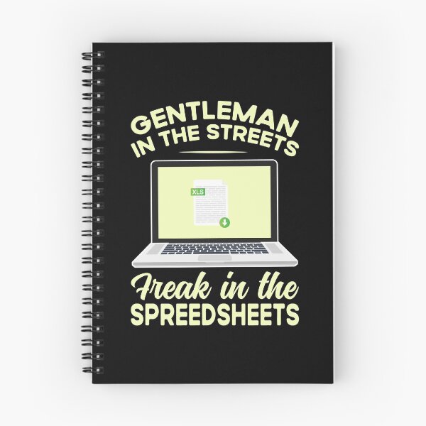 Item preview, Gentleman In The Streets Freak In The Spreadsheets designed and sold by Dandesin.