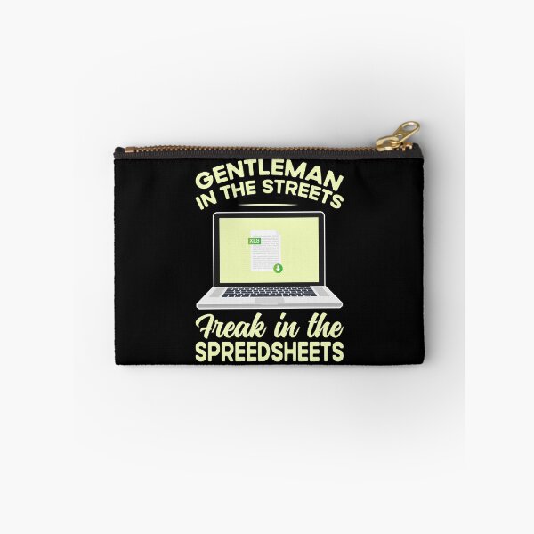 Artikelvorschau, Gentleman In The Streets Freak In The Spreadsheets entworfen und verkauft von Dandesin.