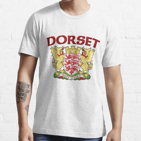 Dorset Coat of Arms Jersey, Dorset, Coat of Arms, Jersey, England, South West England Essential T-Shirt
