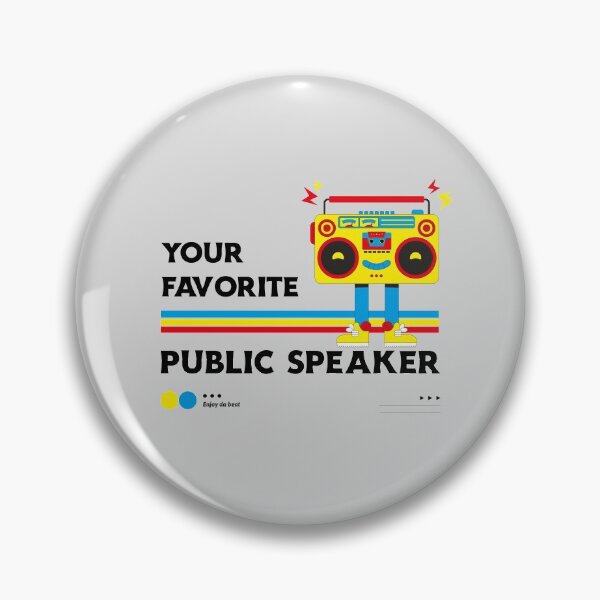 Item preview, Your Favorite Public Speaker - Retro Boom Box designed and sold by MnEmzStudio.