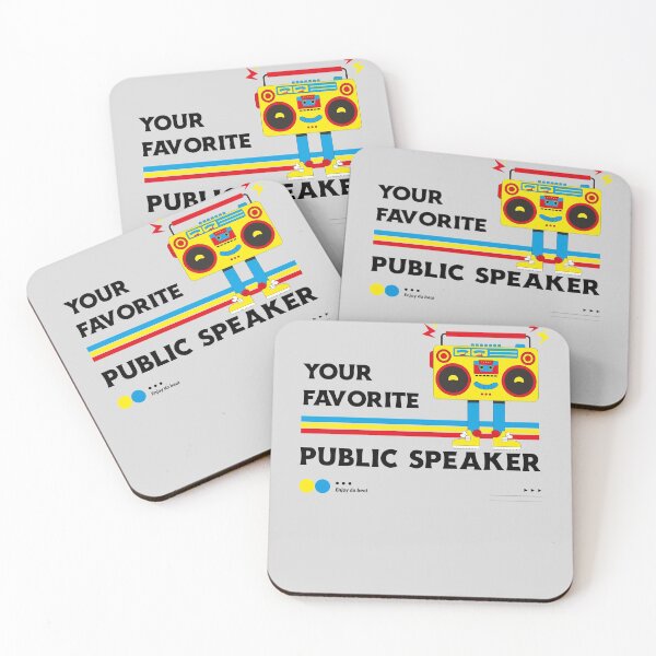 Item preview, Your Favorite Public Speaker - Retro Boom Box designed and sold by MnEmzStudio.