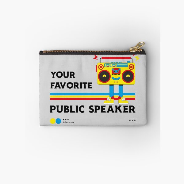 Item preview, Your Favorite Public Speaker - Retro Boom Box designed and sold by MnEmzStudio.