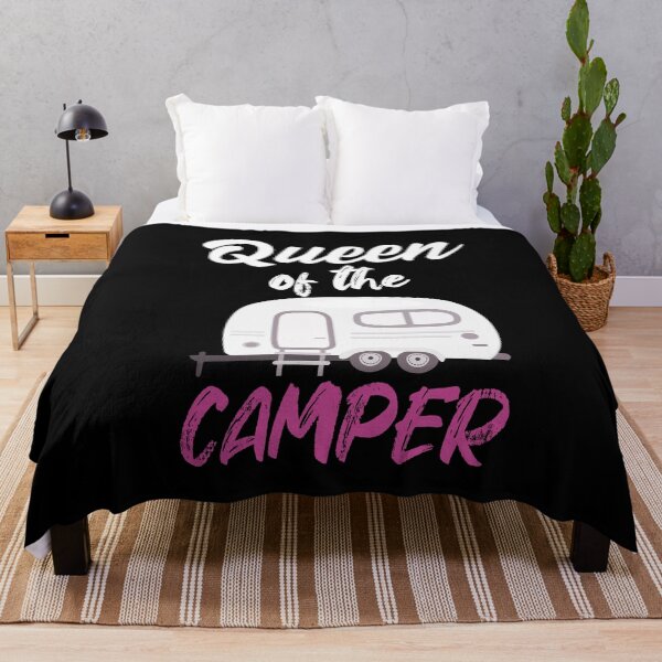 Item preview, Queen Of The Camper Funny Camper Lover designed and sold by SharpThreadZ.