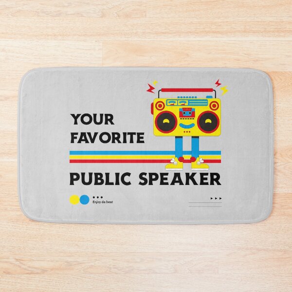 Item preview, Your Favorite Public Speaker - Retro Boom Box designed and sold by MnEmzStudio.
