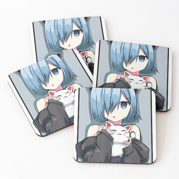 Item preview, Anime Girl Neko Catgirl Pastel Kawaii Cat Manga Japan Lover designed and sold by SkylarSin.