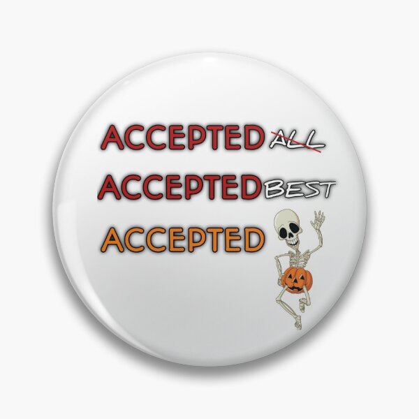 Item preview, Accepted Halloween party designed and sold by StoreRahhal.