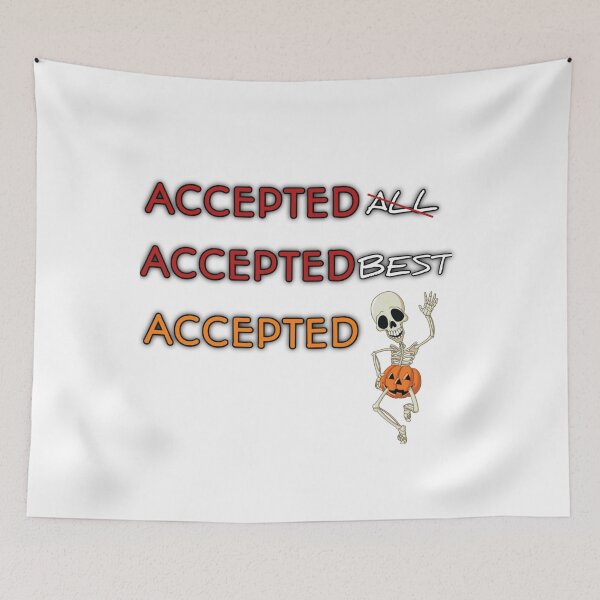 Item preview, Accepted Halloween party designed and sold by StoreRahhal.