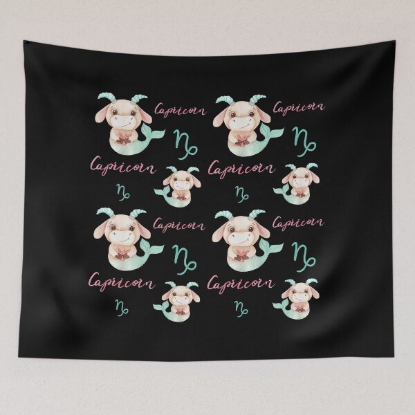 Item preview, Cute zodiac capricorn designed and sold by pnkpopcorn.