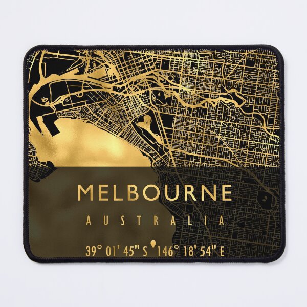 Item preview, MELBOURNE MAP AUSTRALIA designed and sold by hatimelhag.