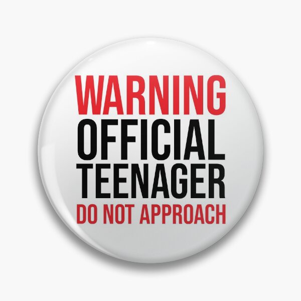 Item preview, Warning Official Teenager Do Not Approach, warning official teenager, super funny gift, mom dad grandma aunt, uncle boy, attitude funny gift idea, boy-girl mom dad designed and sold by adjamine.
