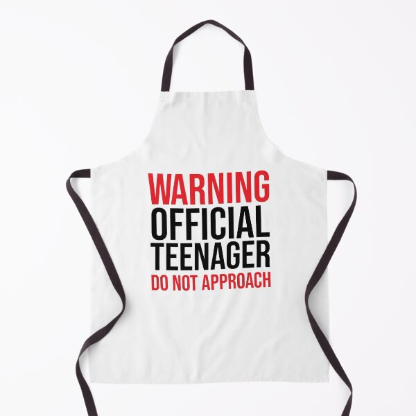 Item preview, Warning Official Teenager Do Not Approach, warning official teenager, super funny gift, mom dad grandma aunt, uncle boy, attitude funny gift idea, boy-girl mom dad designed and sold by adjamine.