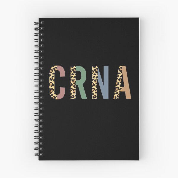Item preview, CRNA Nurse Anesthetist Cheetah print typography | Nurse Anesthetist | Gifts for Anesthesiologists  designed and sold by Violet Treasures.