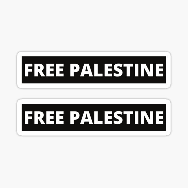 FREE PALESTINE | save the Palestinian people Sticker