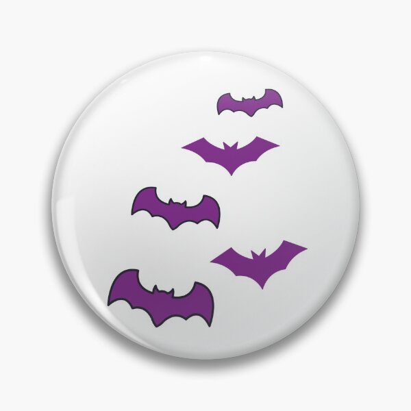 Item preview, purple bats flying pattern - Halloween designed and sold by Jessi-Sketches.