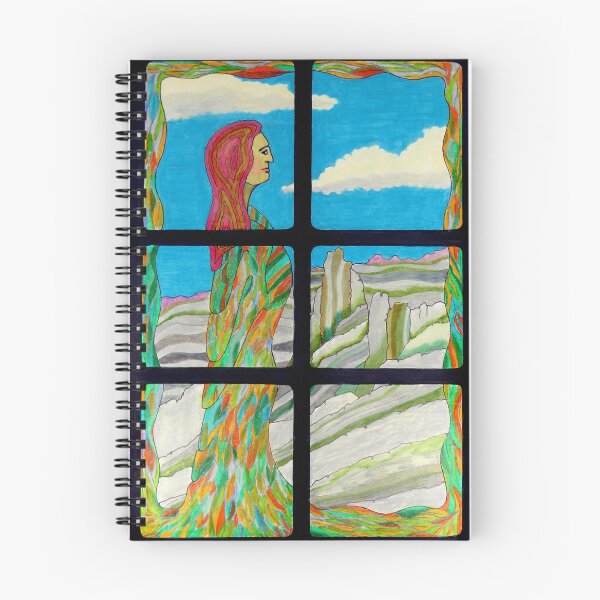 Item preview, 578 - LEAF-CLAD ANDROGYNE - DAVE EDWARDS - COLOURED PENCILS - 2021 designed and sold by BLYTHART.