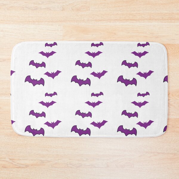 Item preview, purple bats flying pattern - Halloween designed and sold by Jessi-Sketches.