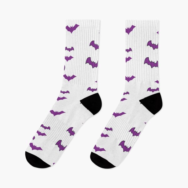 Item preview, purple bats flying pattern - Halloween designed and sold by Jessi-Sketches.