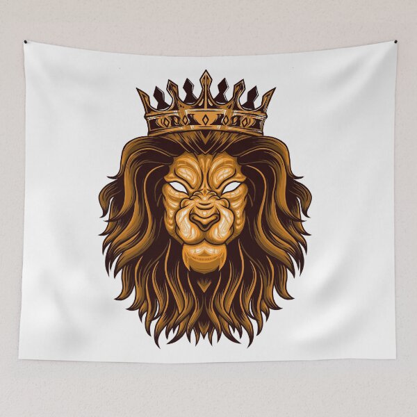 Item preview, Lion King Animal Wild Head Lion King Lion Head designed and sold by The-Fantasy.