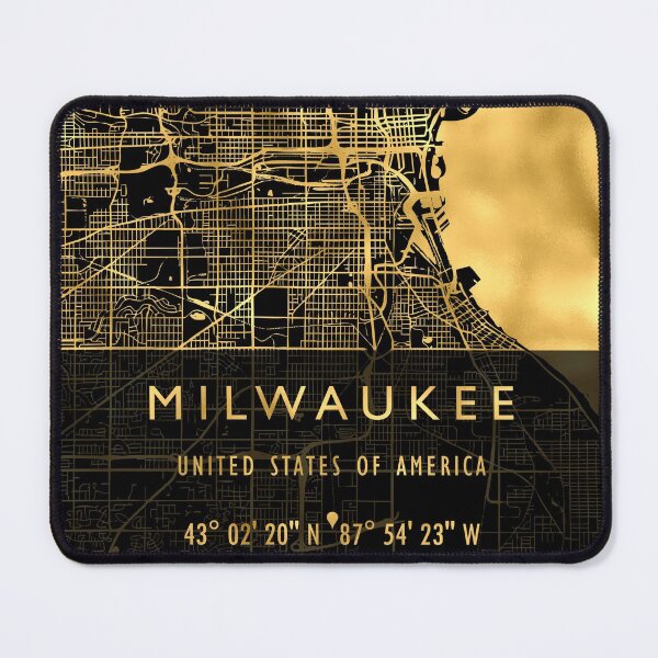 Artikelvorschau, MILWAUKEE KARTE USA entworfen und verkauft von hatimelhag.