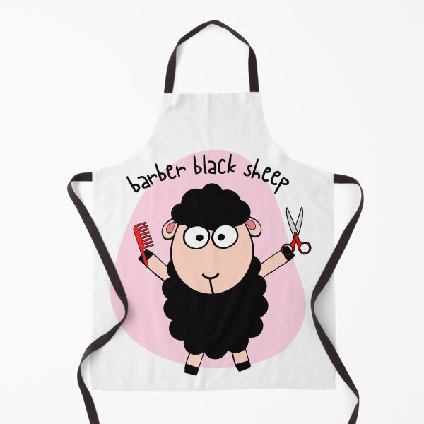 Item preview, Barber black sheep - Animal pun designed and sold by The Agreeable Raven.