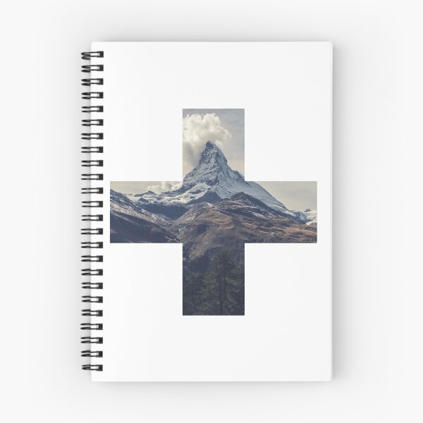 Artikelvorschau, Matterhorn Berg Alpen Schweiz Kreuz Flagge entworfen und verkauft von Mila1946.