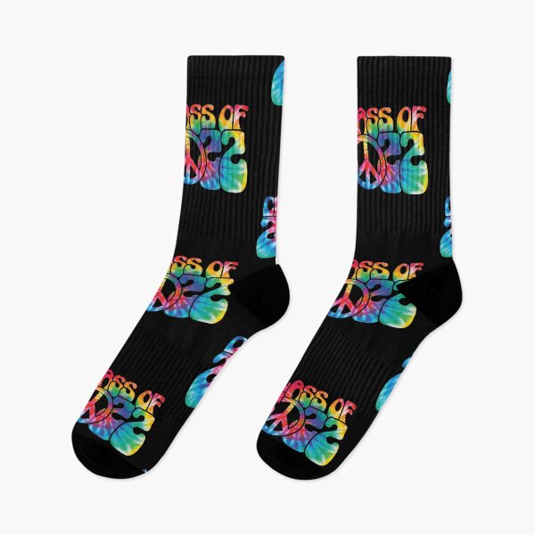 Item preview, Tie Dye Class of 2022 Peace Sign designed and sold by prettyletters.
