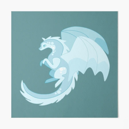 Minecraft Baby Ender Dragon Art Board Print for Sale by Wrenflight