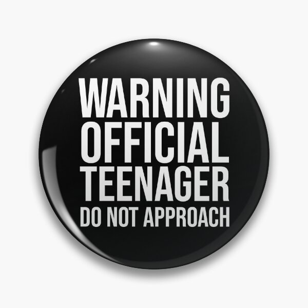 Item preview, Warning Official Teenager Do Not Approach, warning official teenager, super funny gift, mom dad grandma aunt, uncle boy, attitude funny gift idea, boy-girl mom dad designed and sold by adjamine.