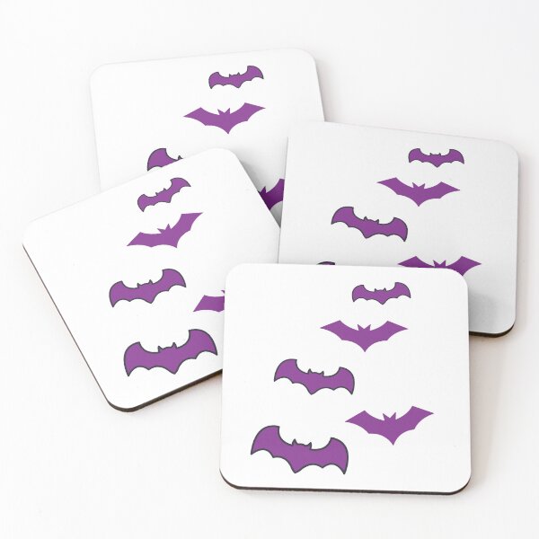 Item preview, purple bats flying pattern - Halloween designed and sold by Jessi-Sketches.