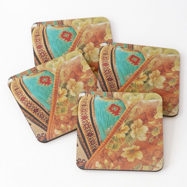 Item preview, Someone threw a mixture of colorful curtain and carpet patterns together. I guess they did a good job. designed and sold by rayscollection.