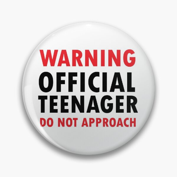 Item preview, Warning Official Teenager Do Not Approach, warning official teenager, super funny gift, mom dad grandma aunt, uncle boy, attitude funny gift idea, boy-girl mom dad designed and sold by adjamine.