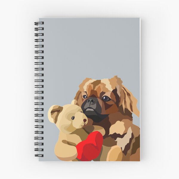Item preview, Pekingnese and Teddy Bear Dog Portrait Digital Illustration designed and sold by sherylwylie.