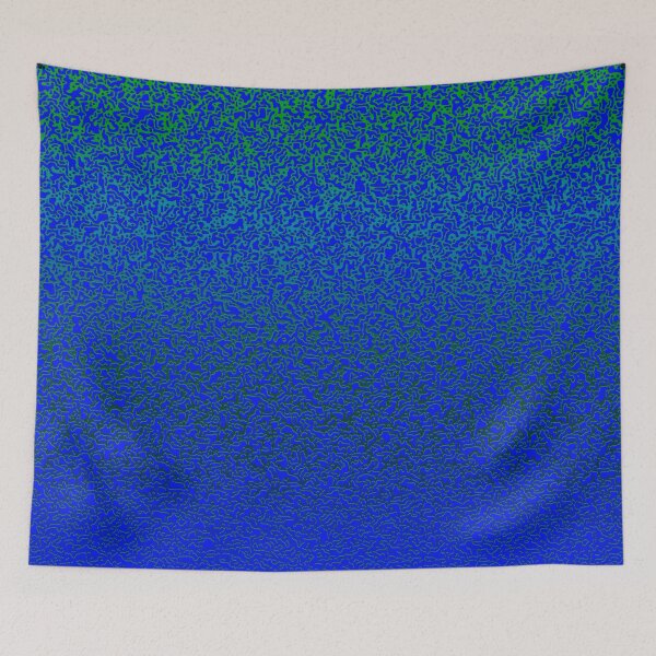 Item preview, 'Shindy'- V.1 Blue Reflector Abstract pattern in Gradients by The Raumier designed and sold by N-W-T-S-I-O.
