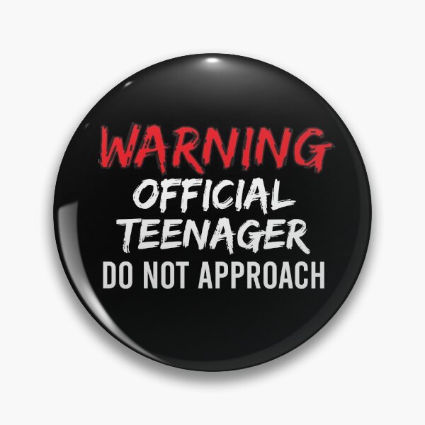 Item preview, Warning Official Teenager Do Not Approach, warning official teenager, super funny gift, mom dad grandma aunt, uncle boy, attitude funny gift idea, boy-girl mom dad designed and sold by adjamine.
