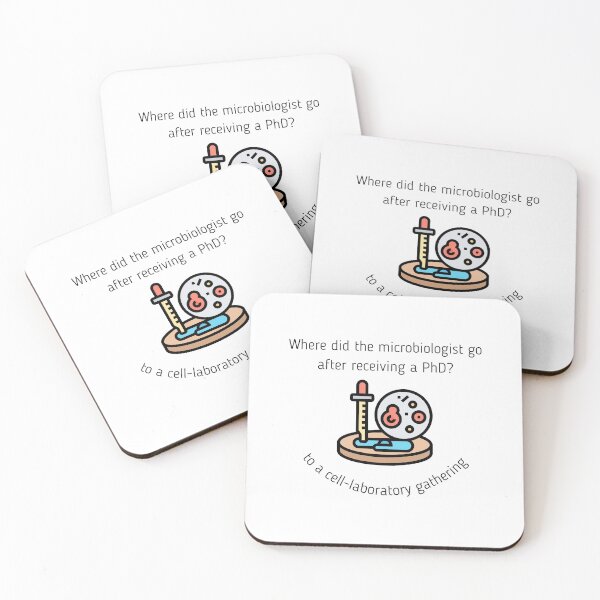 Item preview, Microbiologist Joke designed and sold by Sci-Ninja-Blog.