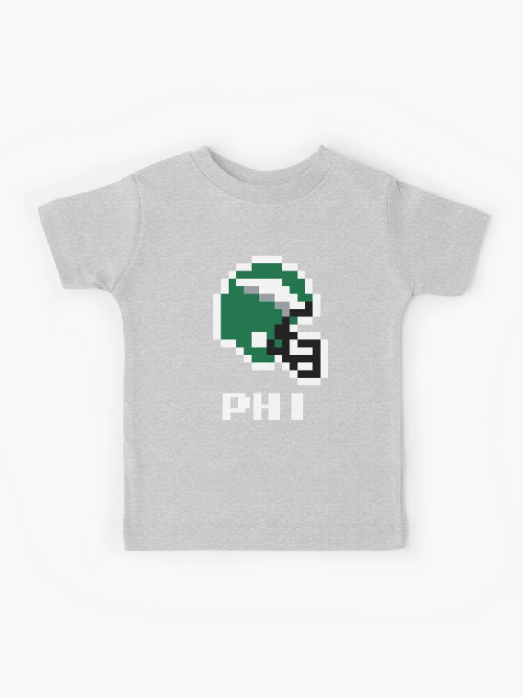 Philadelphia Eagles Tecmo Super Bowl Football Helmet Kids T Shirt