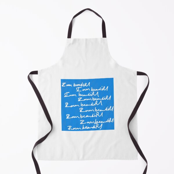 Item preview, I Am Beautiful - In Brilliant Peppermint Blue designed and sold by Rachel Sherman.