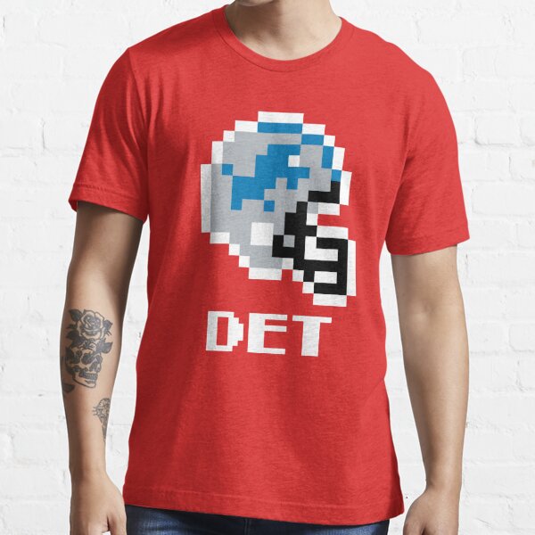 Detroit Lions (Tecmo Super Bowl Football Helmet)' Essential T-Shirt for  Sale by TheArmorsmith